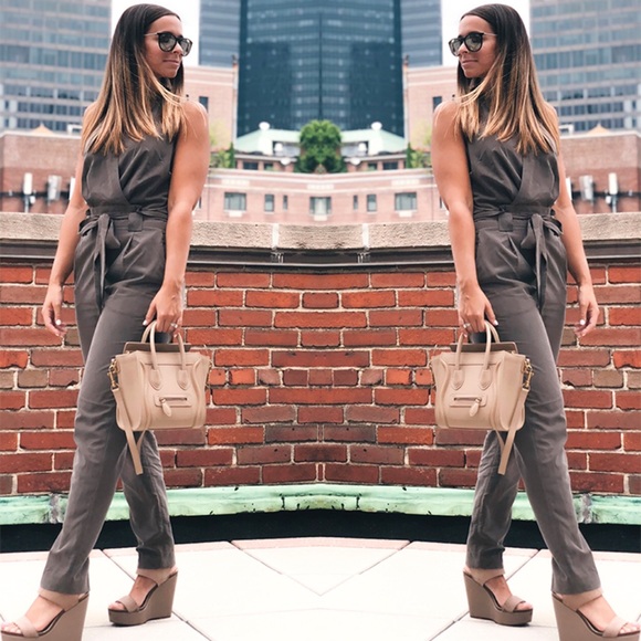 Express Pants - Express Surplice Jumpsuit